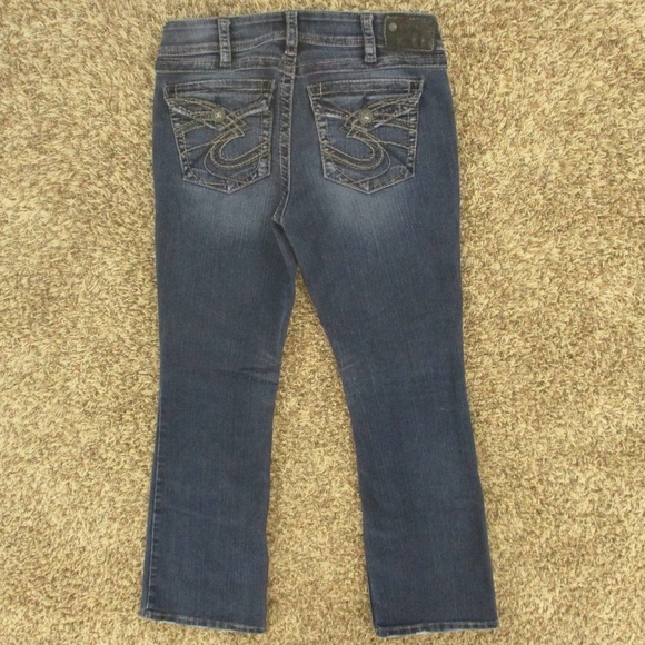 Silver Jeans Women's 30 Dark Wash Suki Surplus Bootcut Denim - Picture 2 of 11